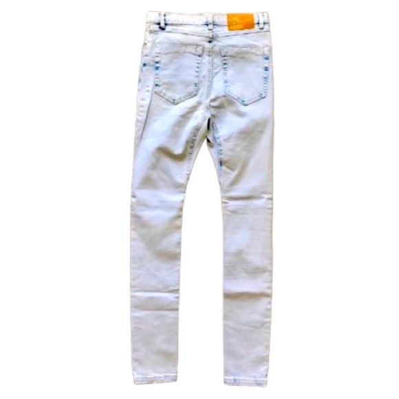 ❌SOLD❌ ONE TEASPOON Runaways Ultra Light Wash Skinny Leg Jeans - Size 24. - Picture 9 of 14